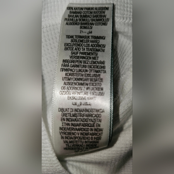 M&S Peter Rabbit Baby Boy Polo Top White Waffle Knit Cotton Embroidered Sz 6/9 M - Picture 8 of 9